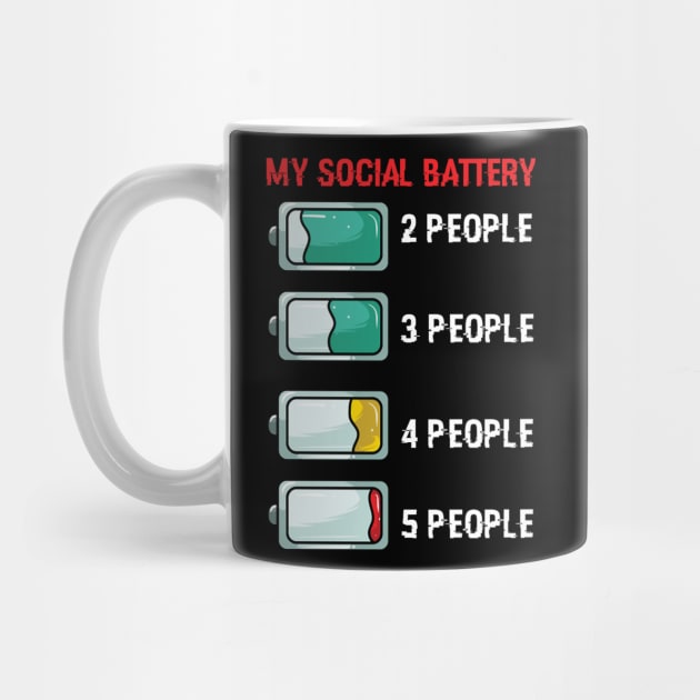 My Social Battery antisocial by Elizabethkibo